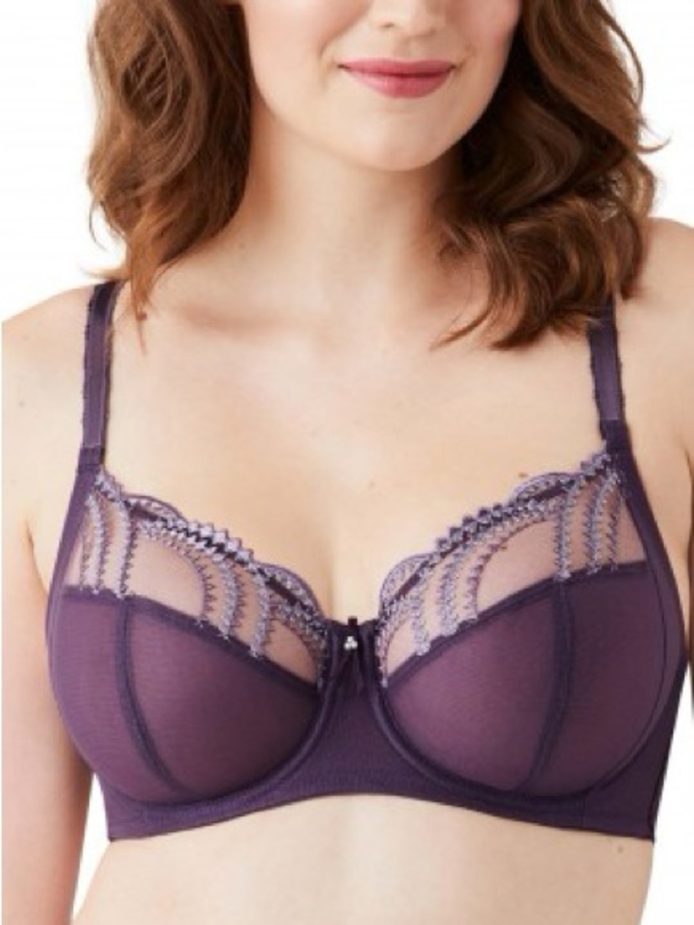 Wacoal Evocative Edge Underwire Bra in Purple Plum Size 38H NWOT